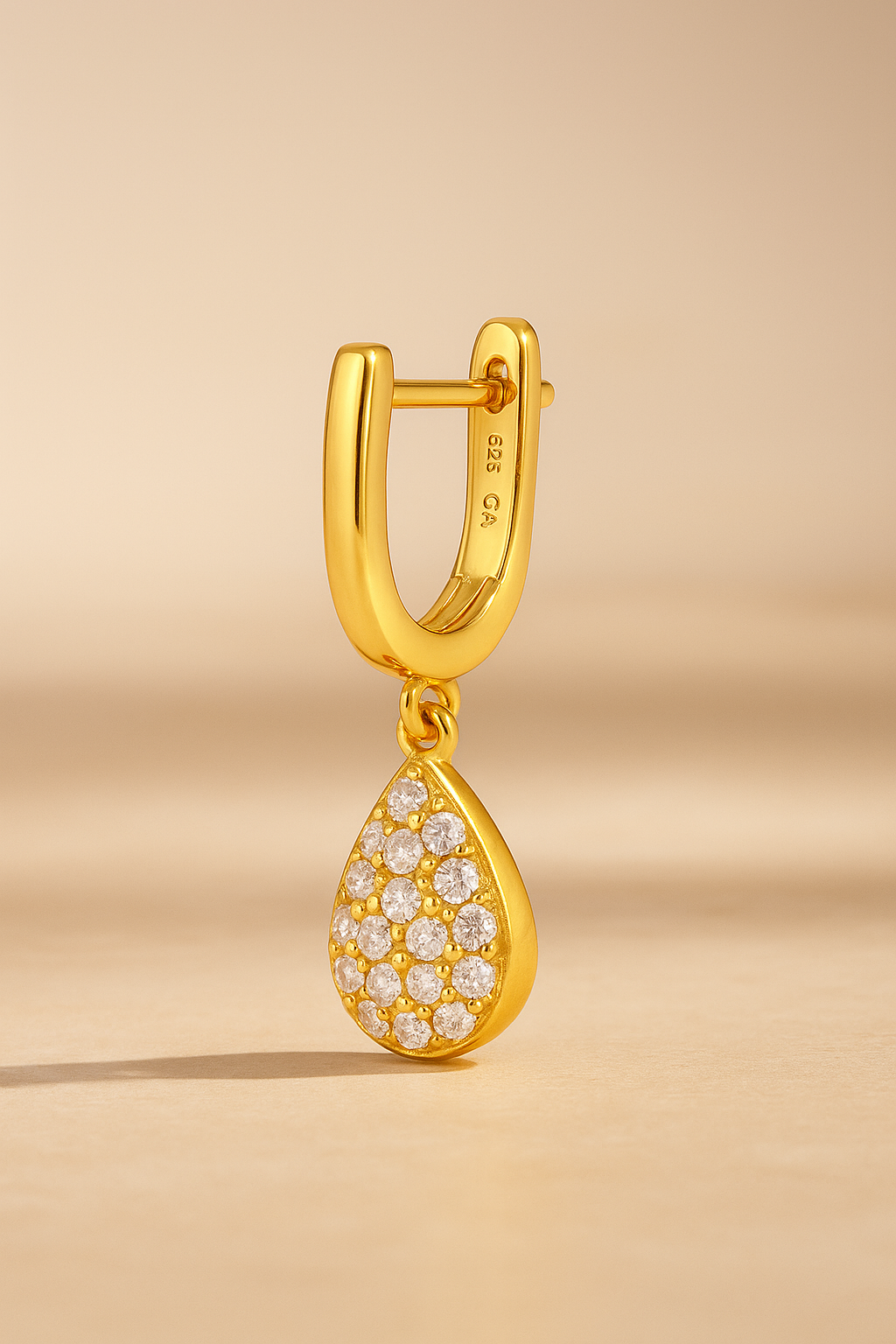 Lacrima Gold Vermeil Drop Earring