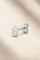 Lacrima Pave Silver Stud Earring