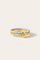 Livia Speira Double Band Pavé Ring – Two Tone