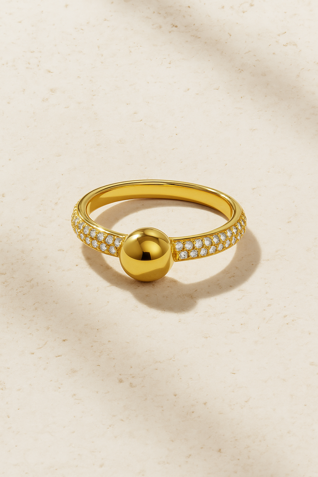 Lumi Inverse Gold Vermeil Ring side
