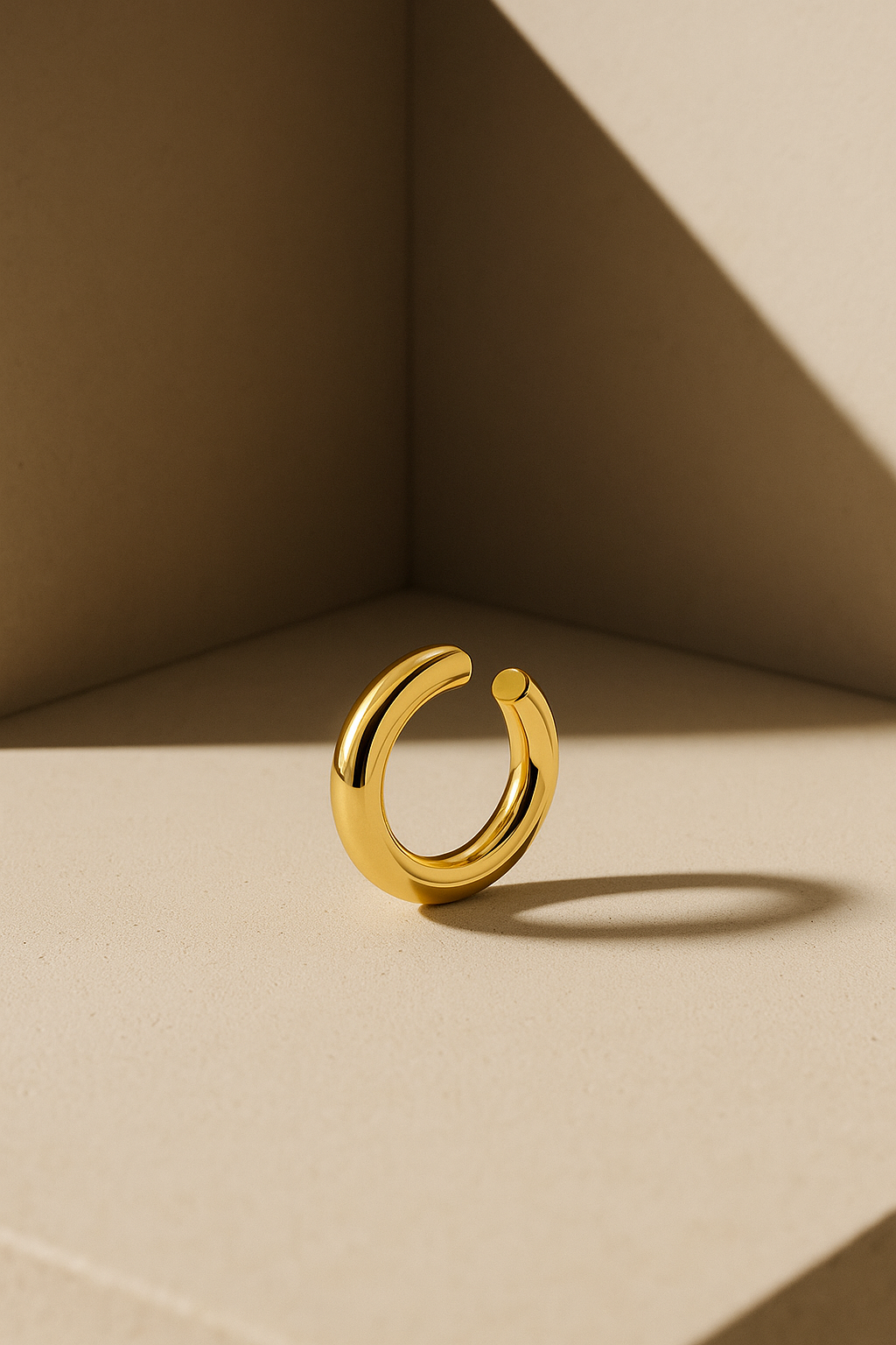 Luna Gold Vermeil Ear Cuff