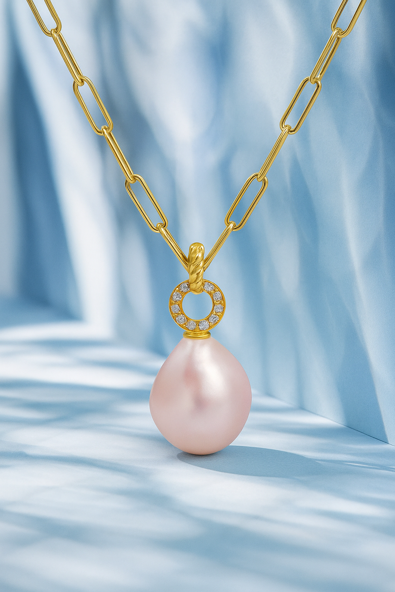 Speira Baroque Gold Vermeil Pearl Charm