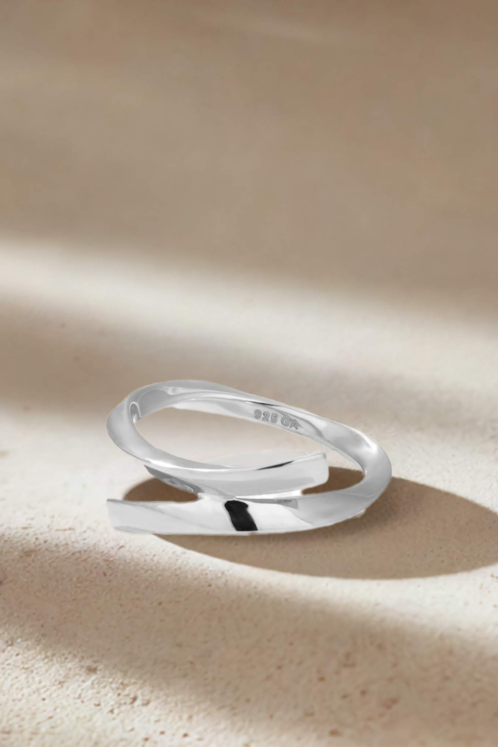 Mini Coil Sterling Silver Ring