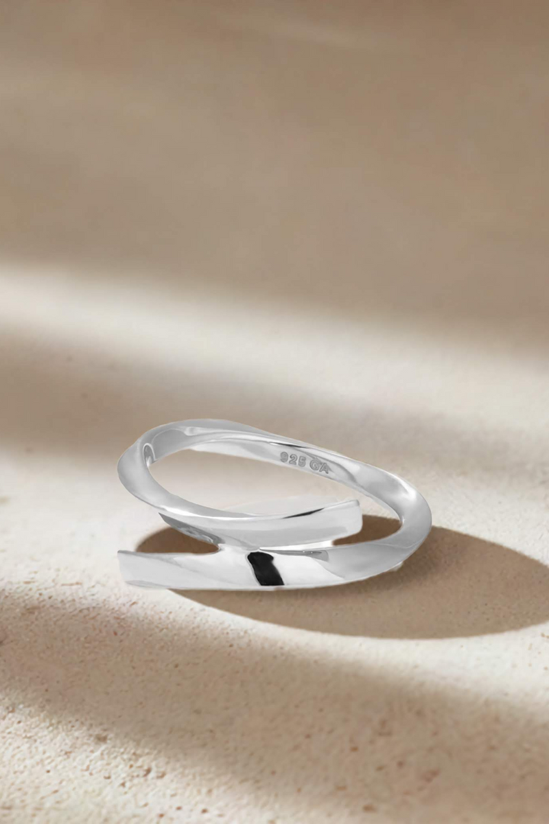 Mini Coil Sterling Silver Ring