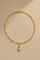 Gold Paperclip Chain & Vittoria Hook Charm Set