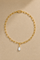 Gold Paperclip Chain & Vittoria Silver & Gold Charm Set