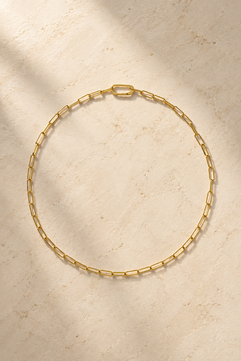 Large link chain gold plated