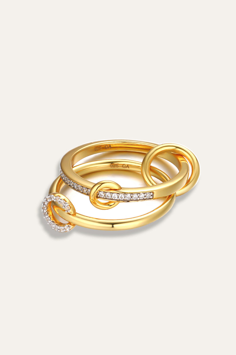 Serafina Gold Connected Ring