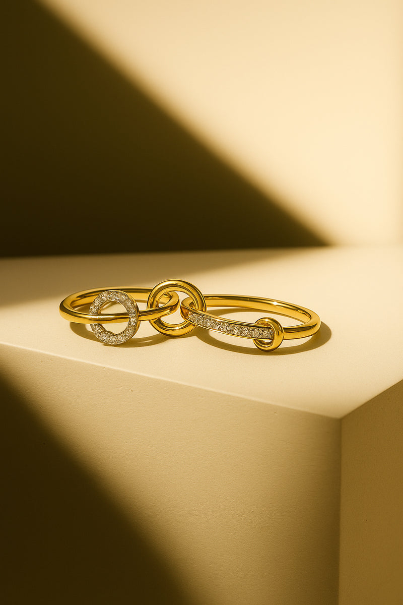 Serafina Gold Connected Ring