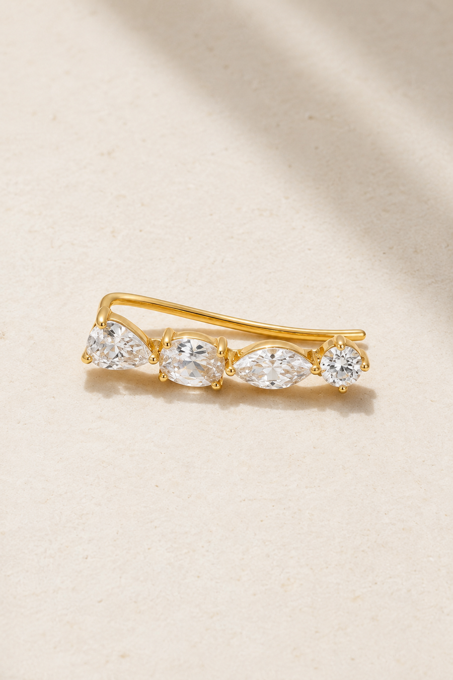 Riviera Gold Ear Climber