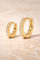 Simple Pavé Double Huggie Set | 6.5mm + 8.5mm Gold Vermeil