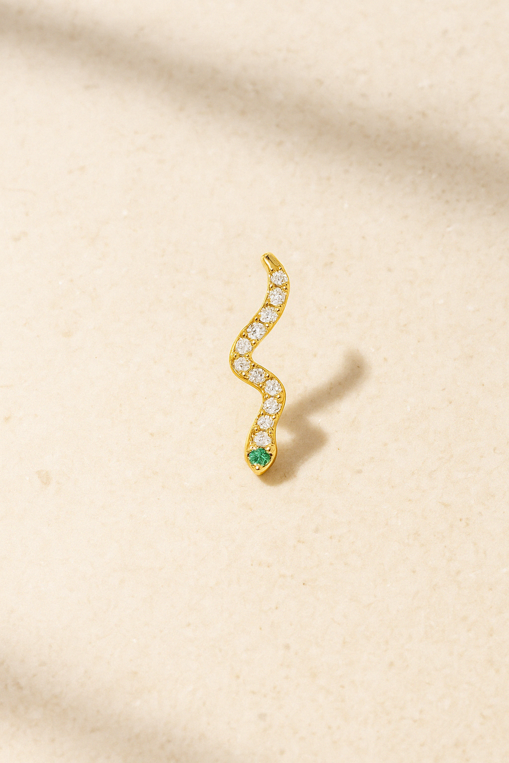 Snake Seamless Gold Vermeil Charm