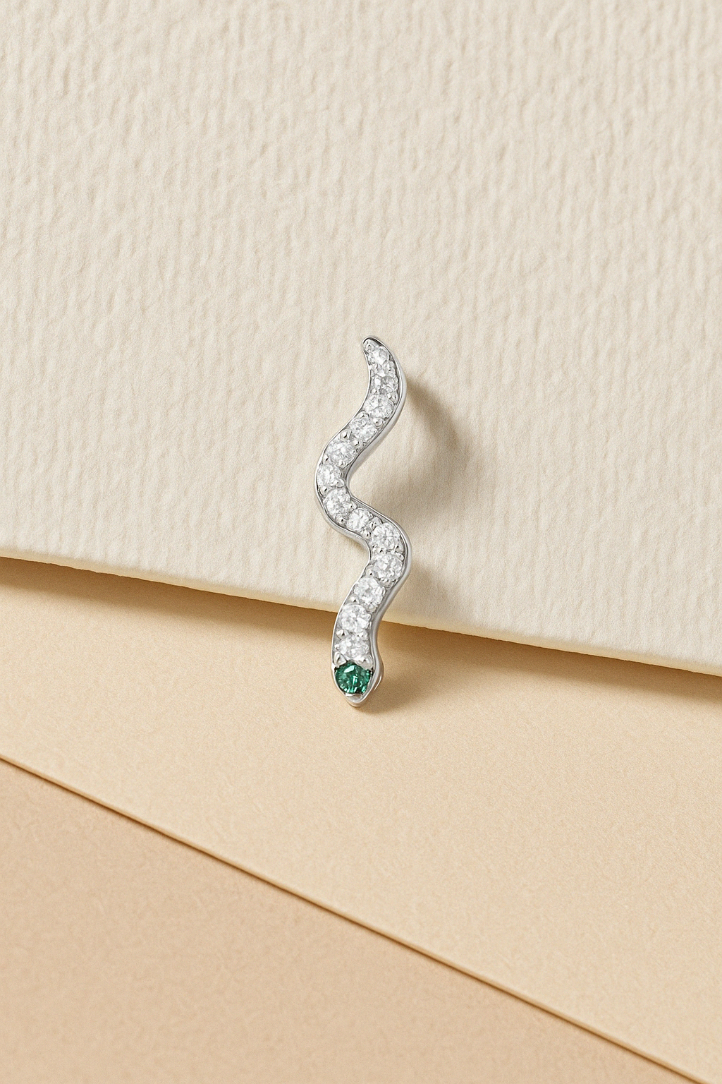Snake Seamless Silver Charm
