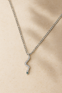 Snake Seamless Silver  Necklace