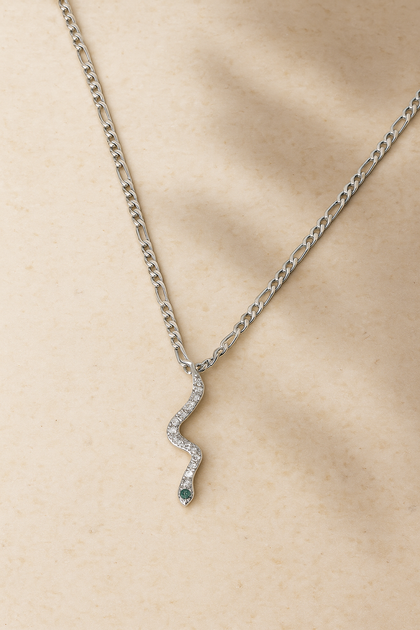 Snake Seamless Silver  Necklace