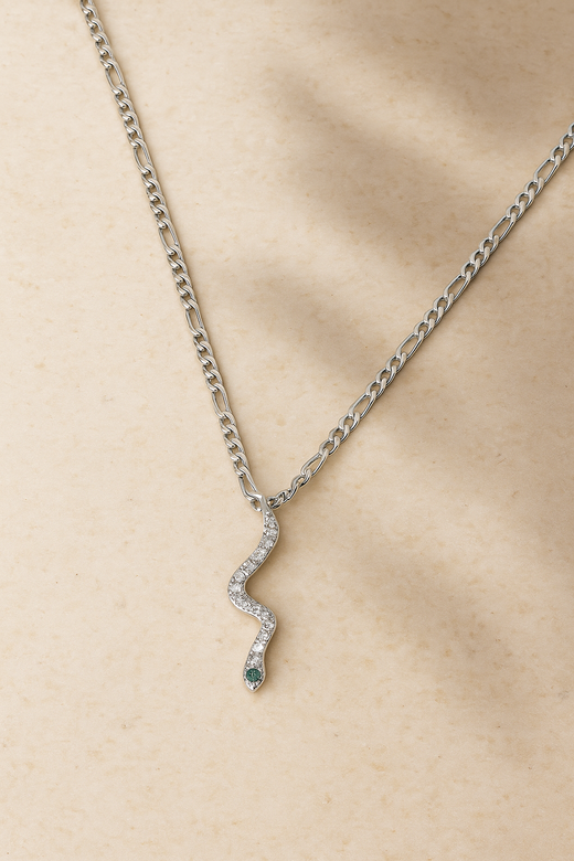 Snake Seamless Silver  Necklace