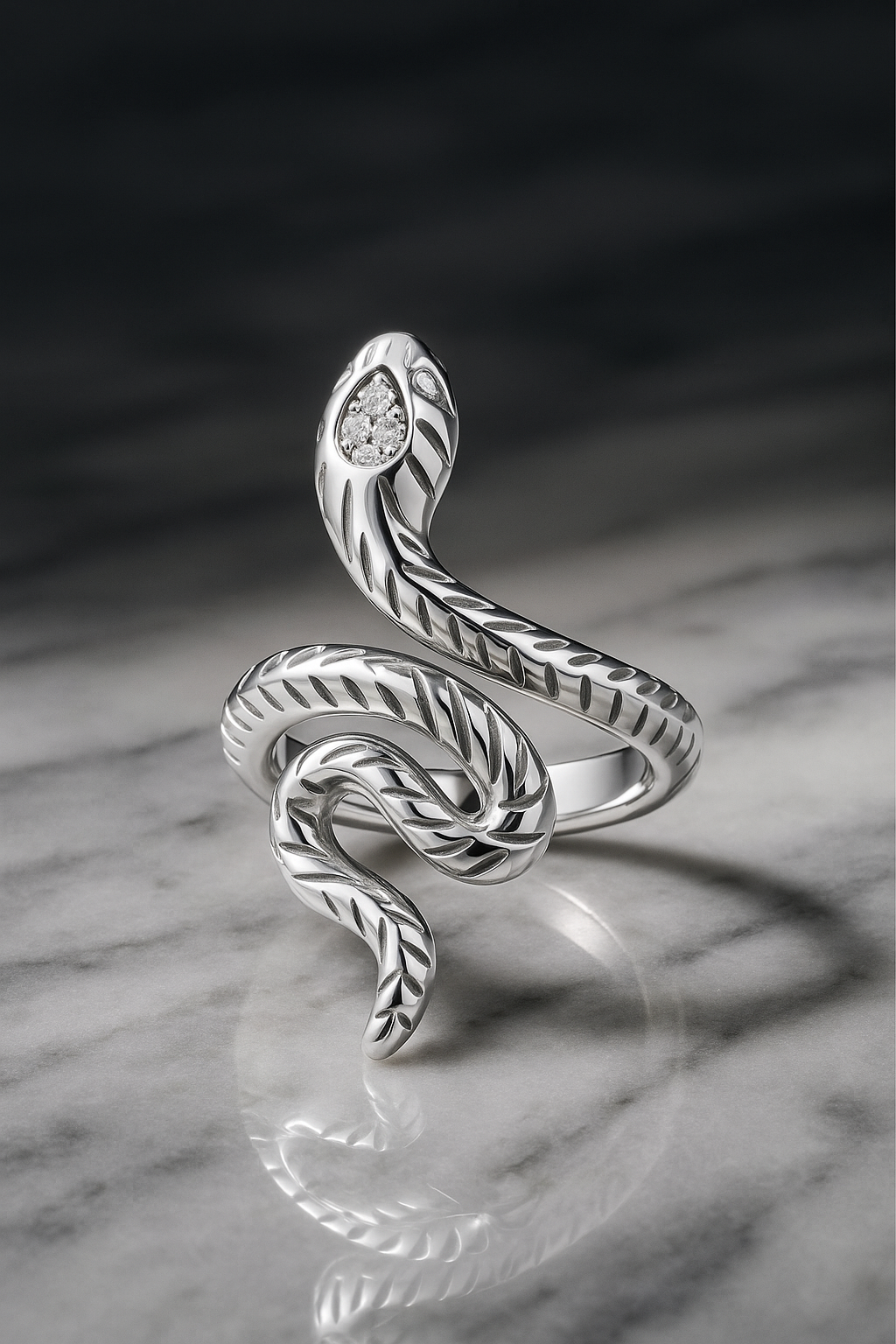 Snake Silver Ring