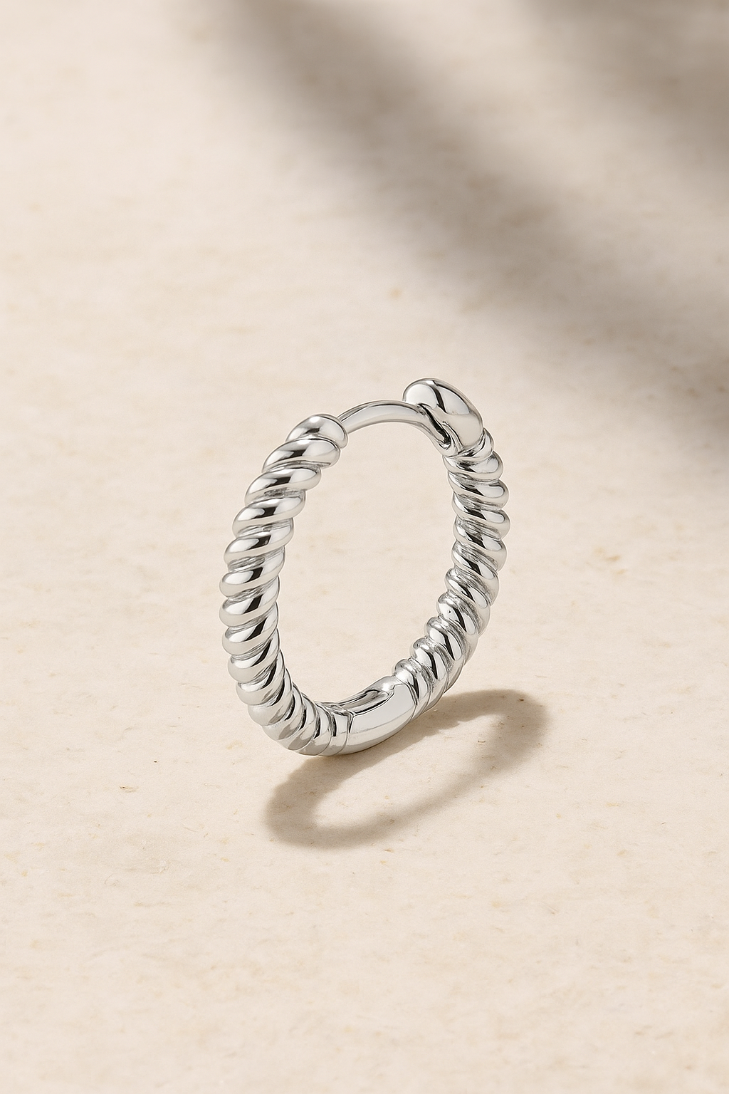 Speira 18mm sterling silver mini hoop