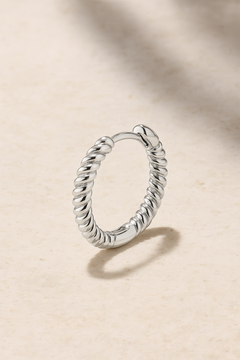 Speira 18mm sterling silver mini hoop