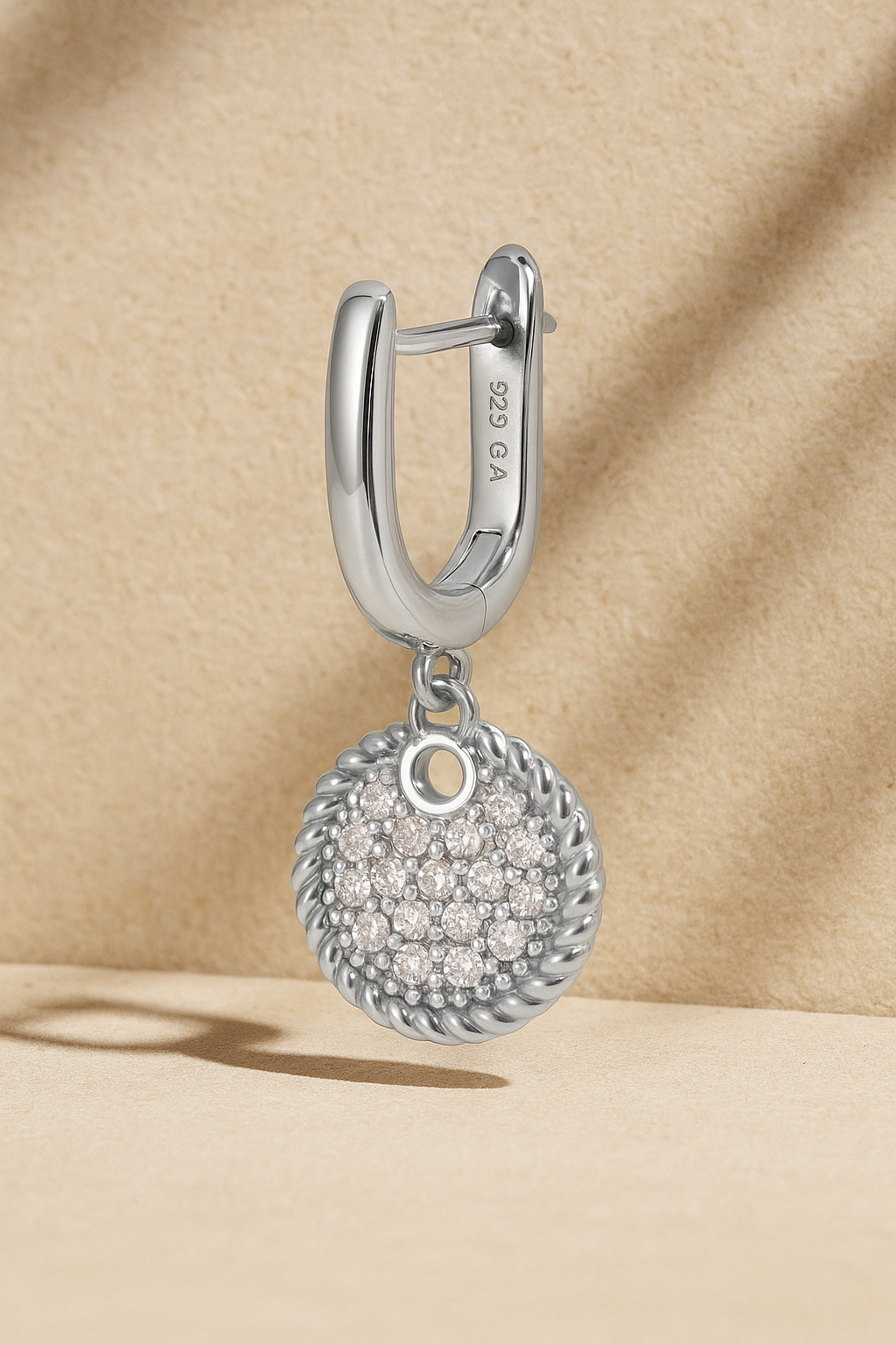 Speira Cerchio Sllver Drop Earring