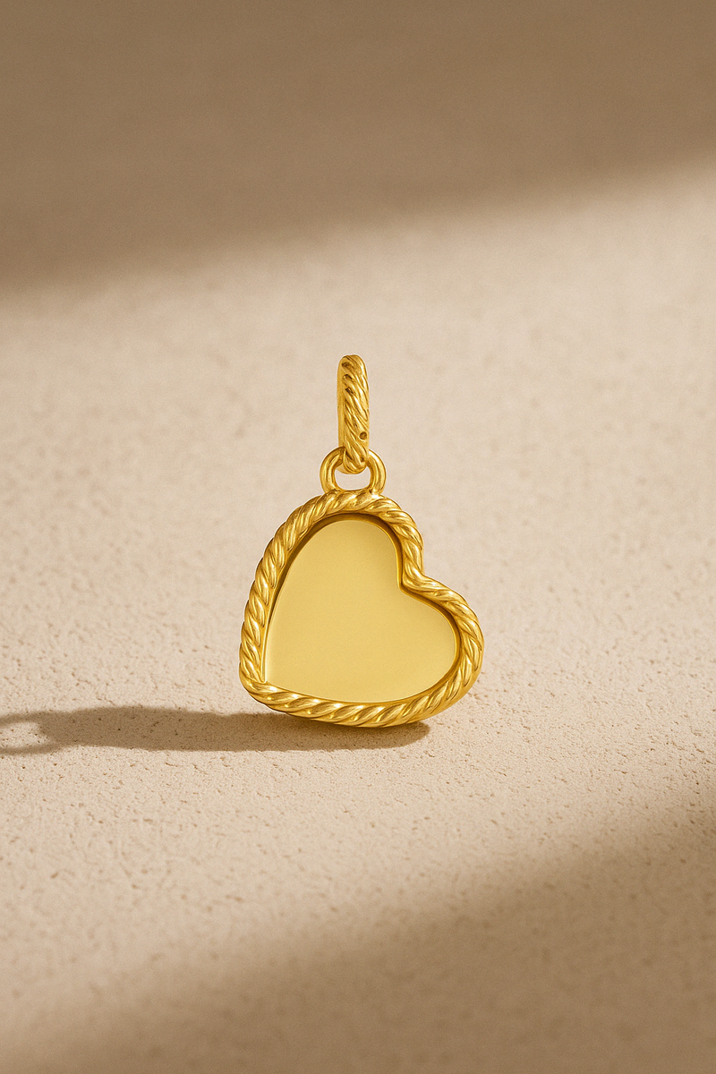 Speira Heart Gold Vermeil Charm