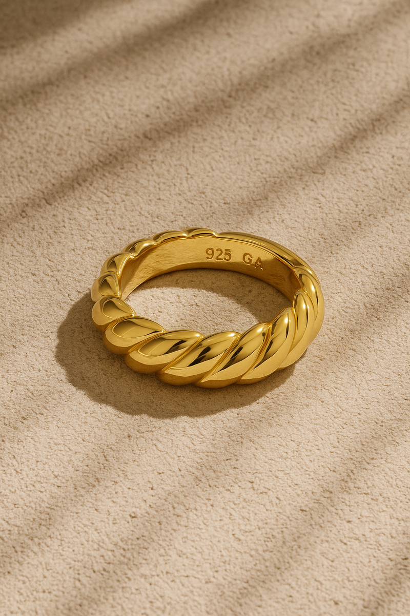 Speira Icon gold vermeil ring