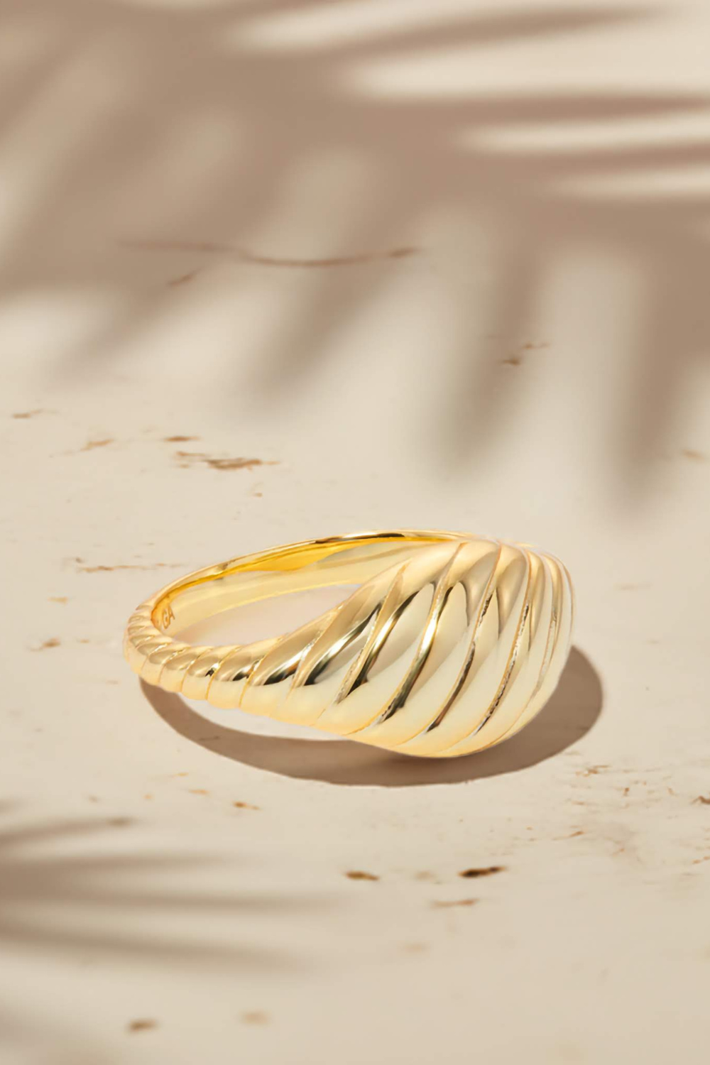 Speira gold vermeil signet ring