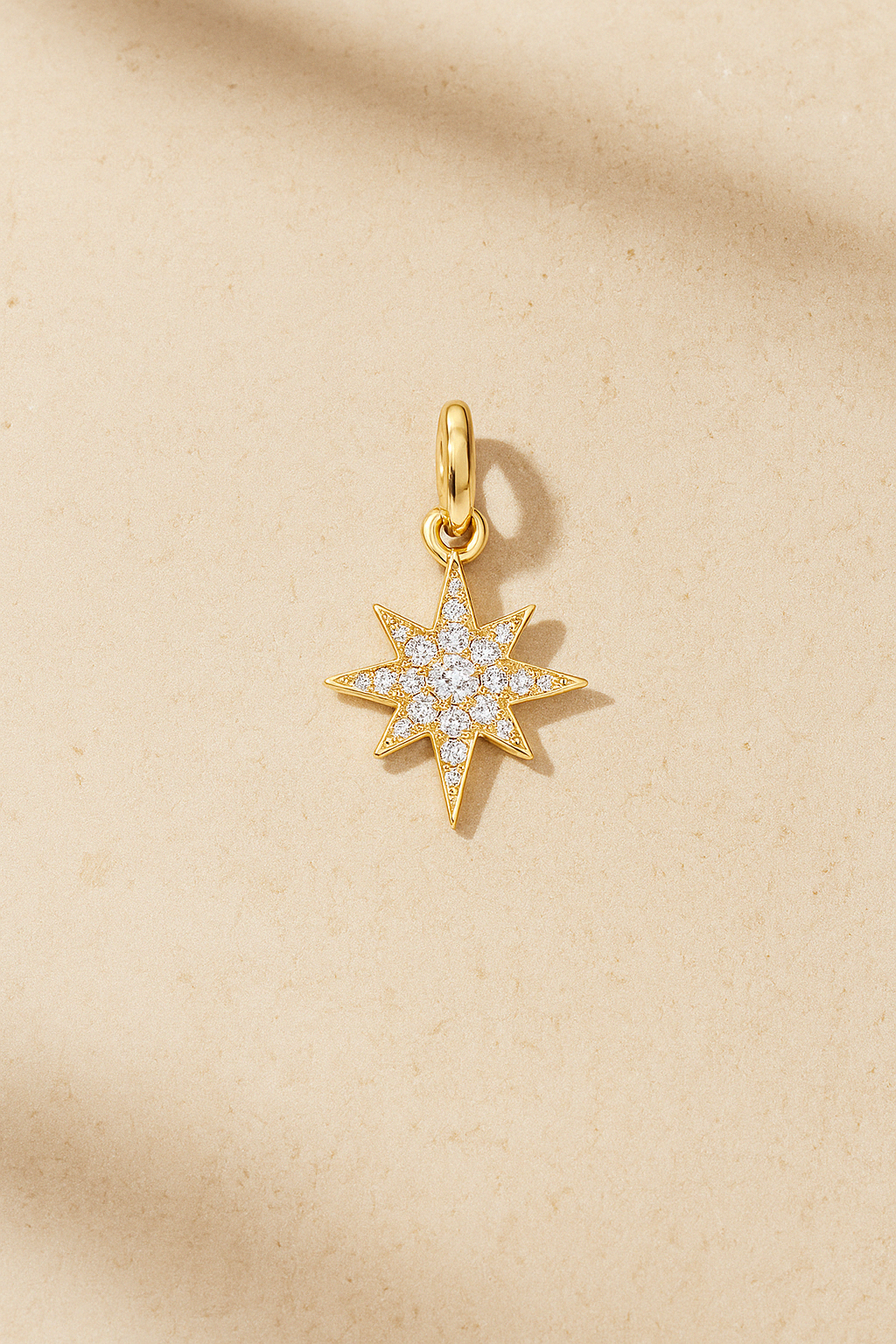 Starburst Gold Vermeil Charm