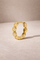 Tasha 8.5 mm gold vermeil huggie