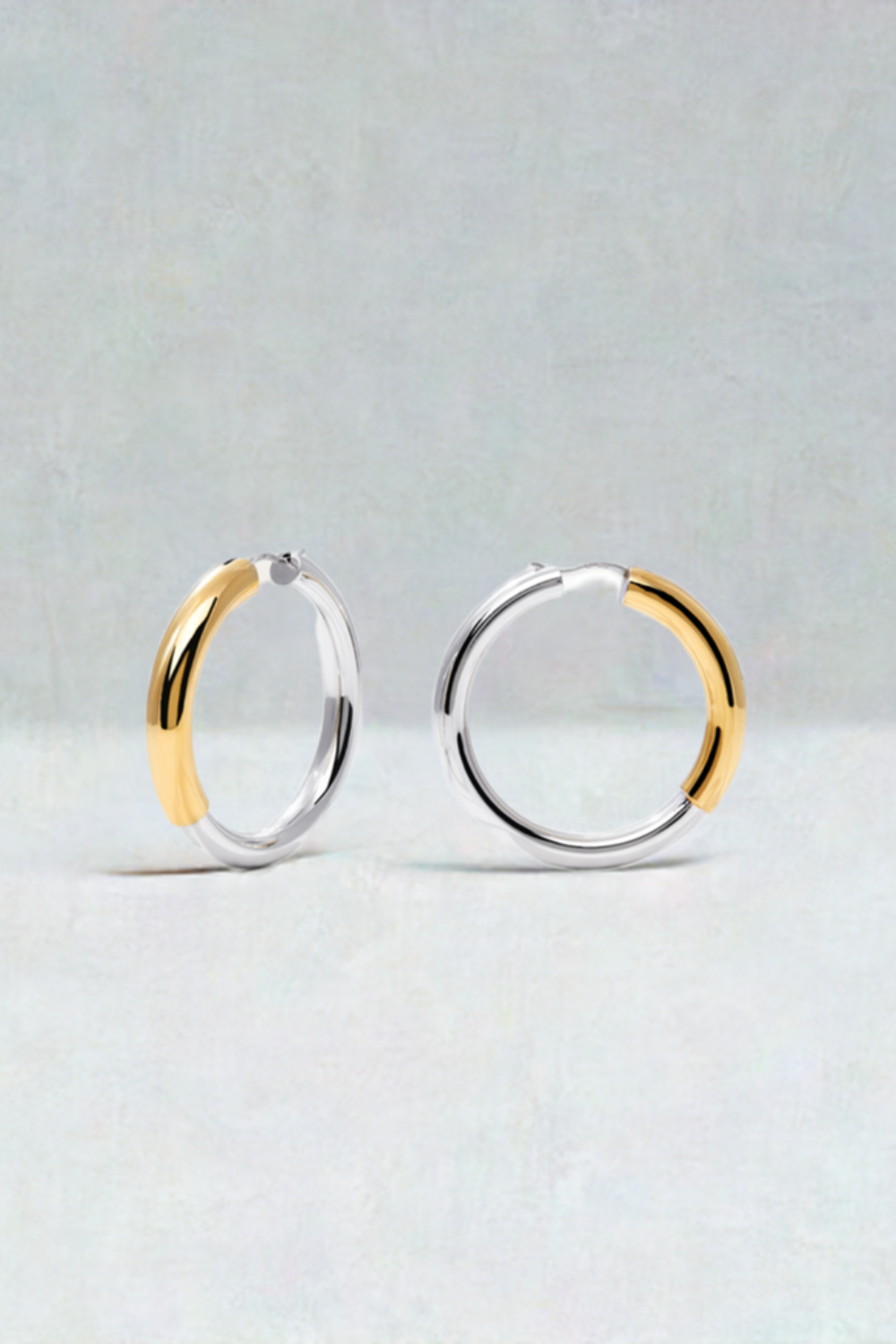 two tone hoops