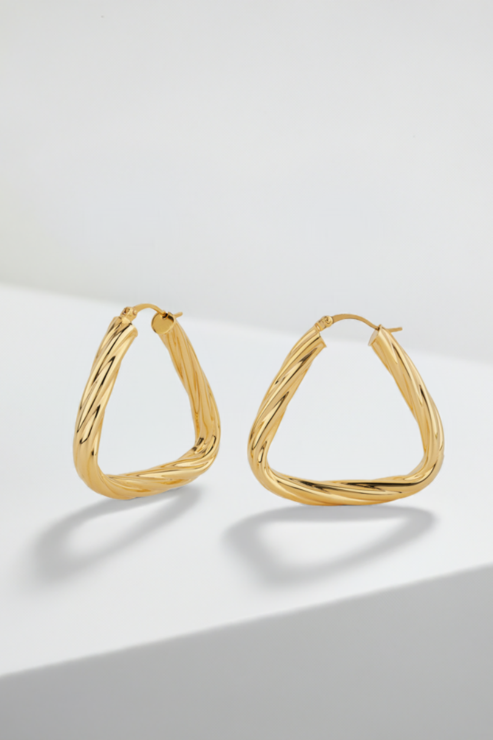 gold hoop earrings