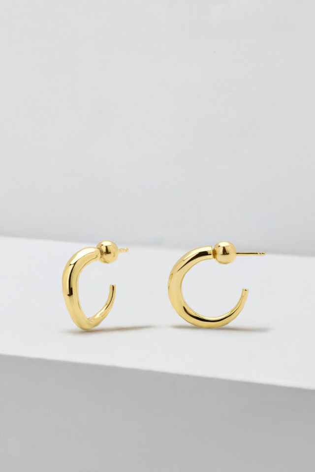 Kyma gold vermeil hoops