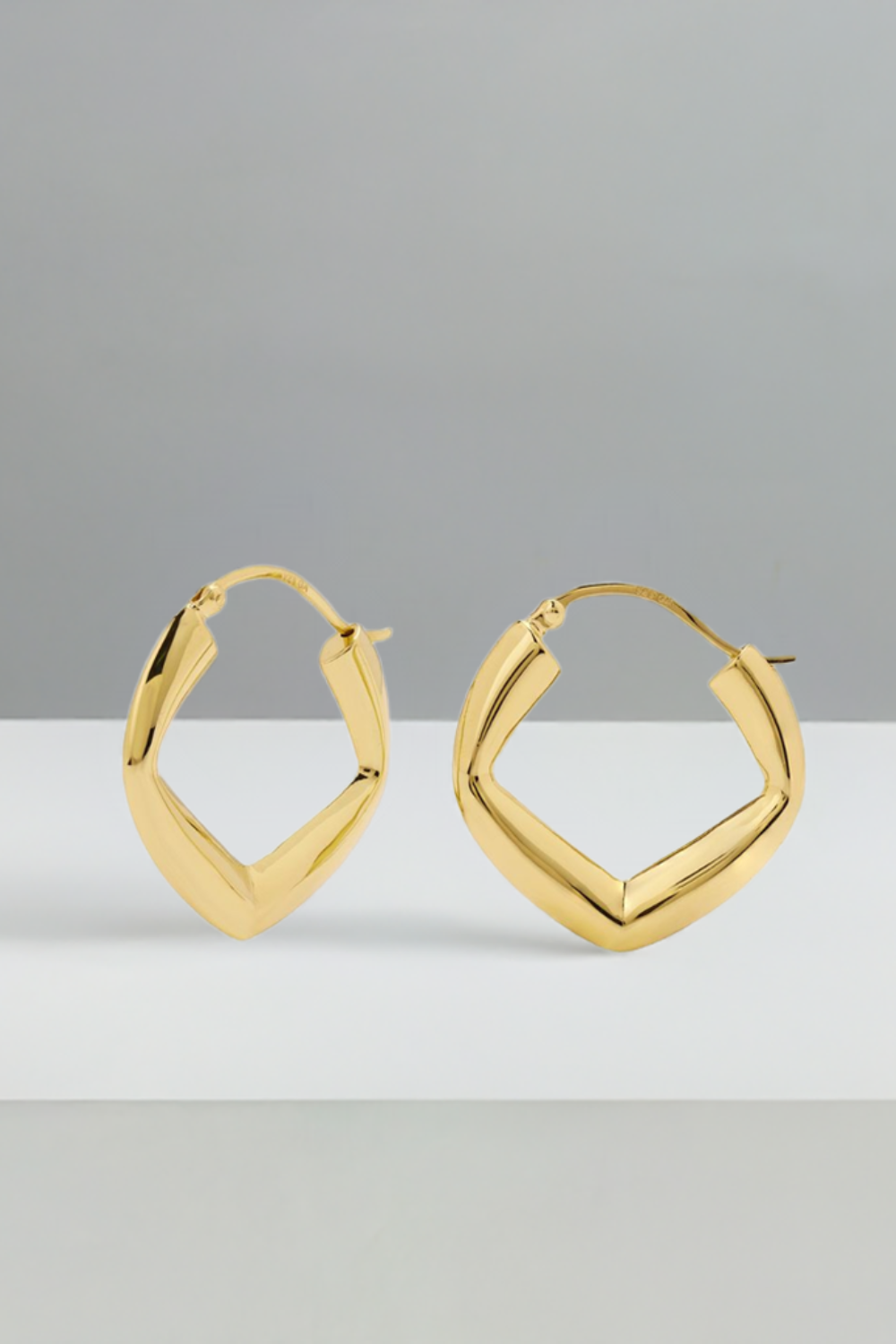 Baby Audrey gold vermeil hoops