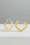 Baby Audrey gold vermeil hoops