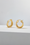 Allegra 2cm gold vermeil hoops