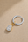 11mm Silver Huggie Earring Set With Vittoria Silver & Gold Charm