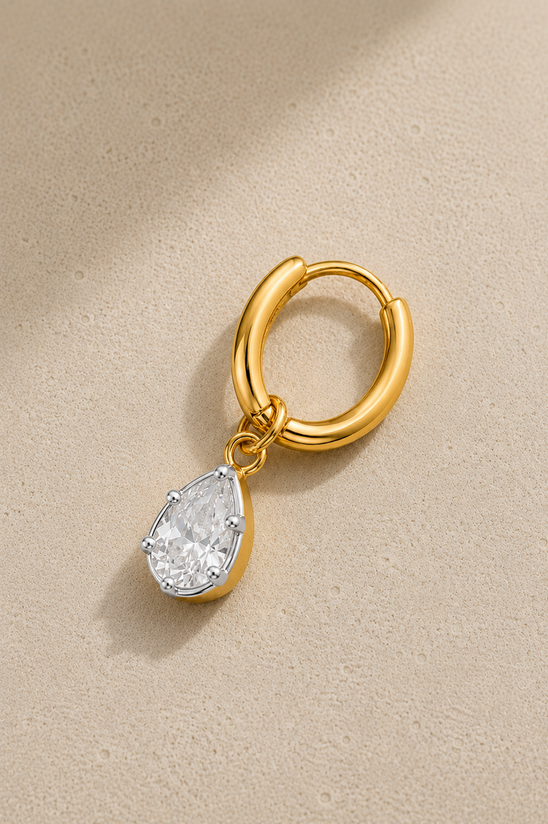 Vittoria Silver & Gold Earring Charm