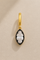 Vittoria Marquise Hook Charm – Gold & Black
