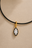 Vittoria Marquise Cord Necklace – Gold & Black