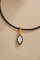 Vittoria Marquise Cord Necklace – Gold & Black