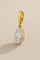 Vittoria Marquise Hook Charm – White Rhodium & Gold