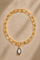 Vittoria Marquise Cara Bracelet / Anklet – Gold & Black