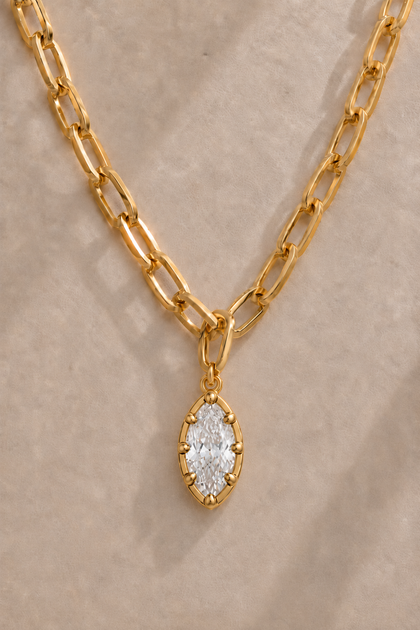 Vittoria Marquise Cara Chain – Gold