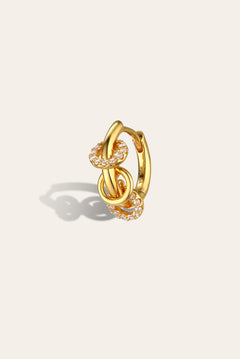 Yasmin Gold Piercing ear Huggie