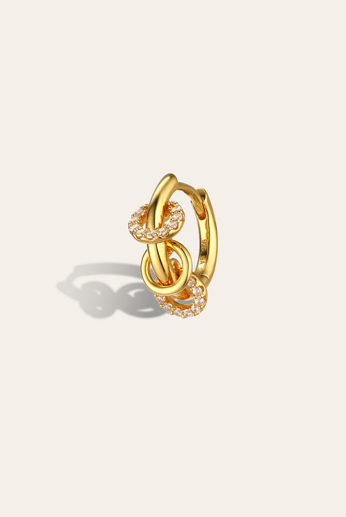 Yasmin Gold Piercing ear Huggie