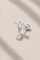 Fleur Silver Ball Screw Stud Earring