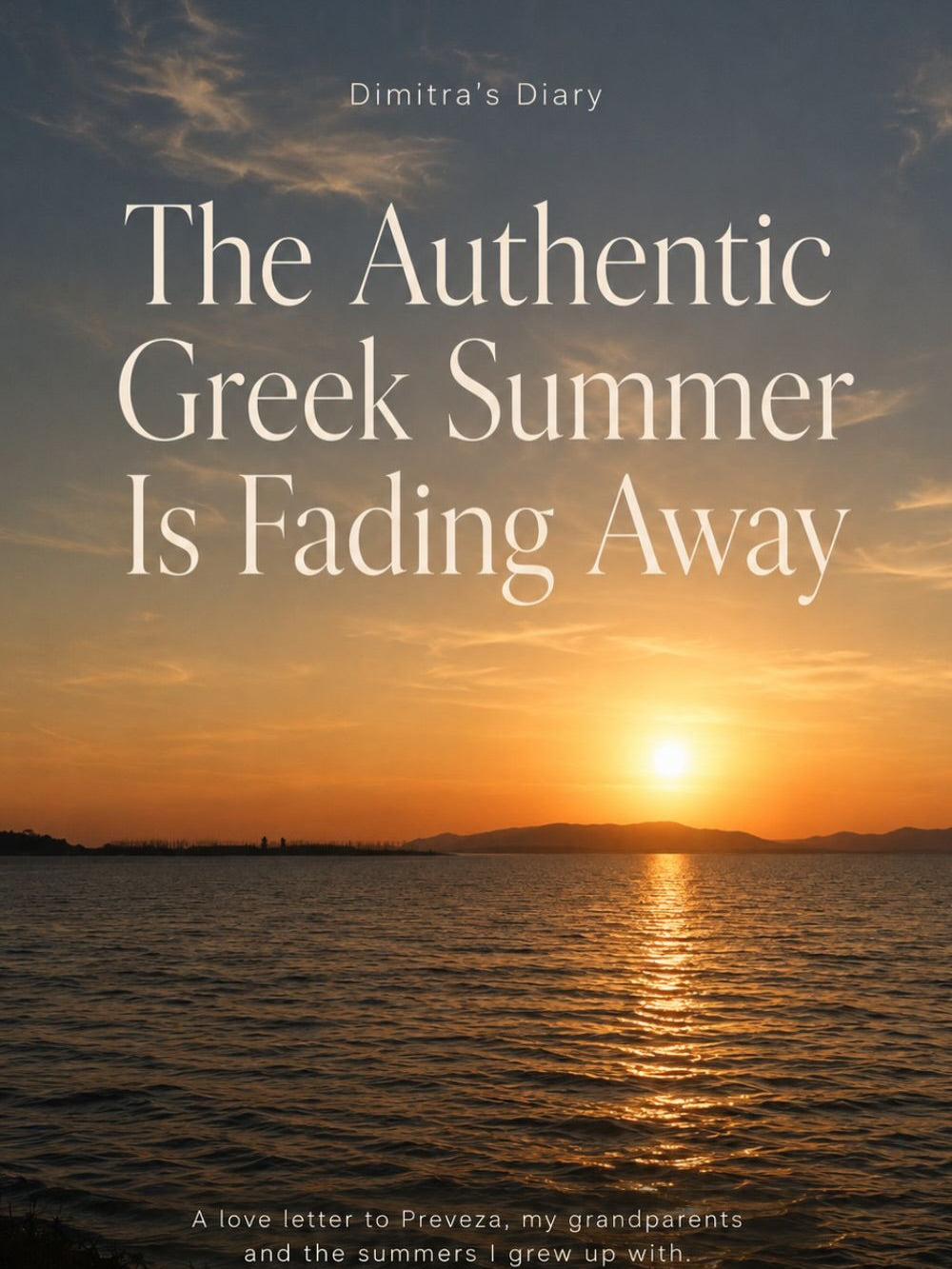 The Greek Summer We Lost