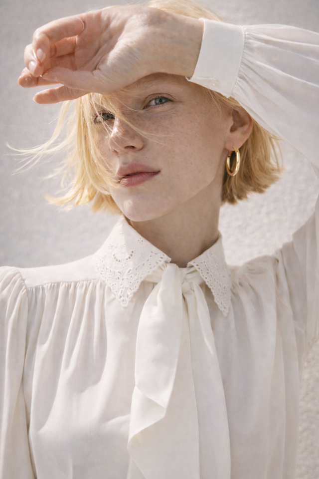 Luna 3 cm Gold Hoops