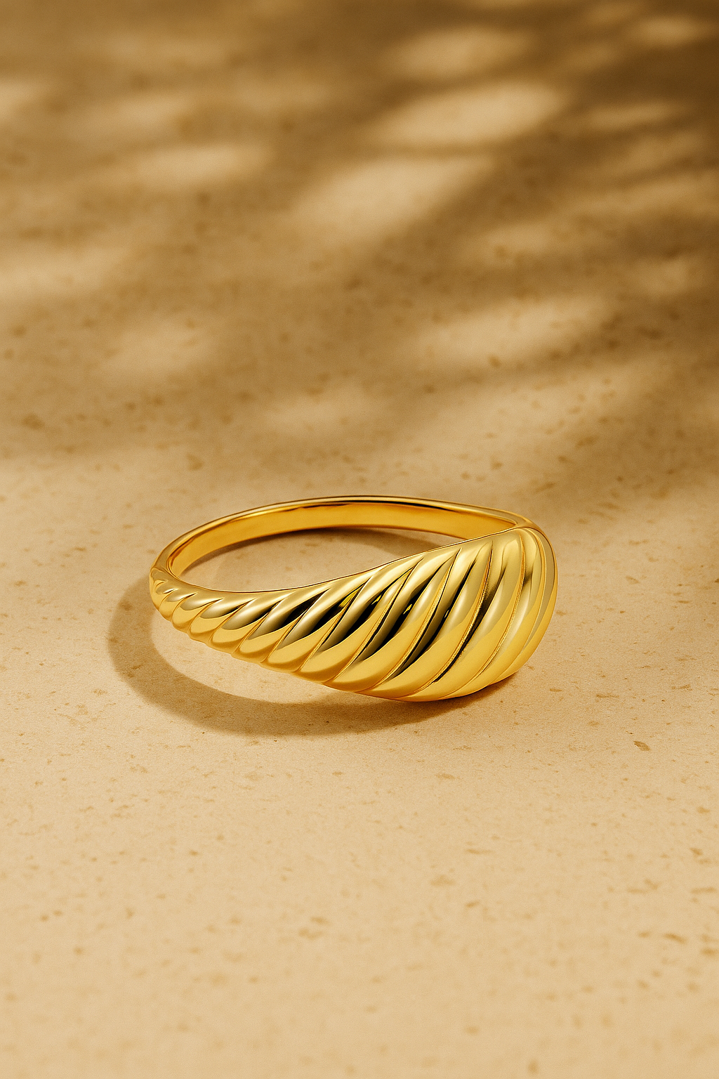Speira gold vermeil signet ring