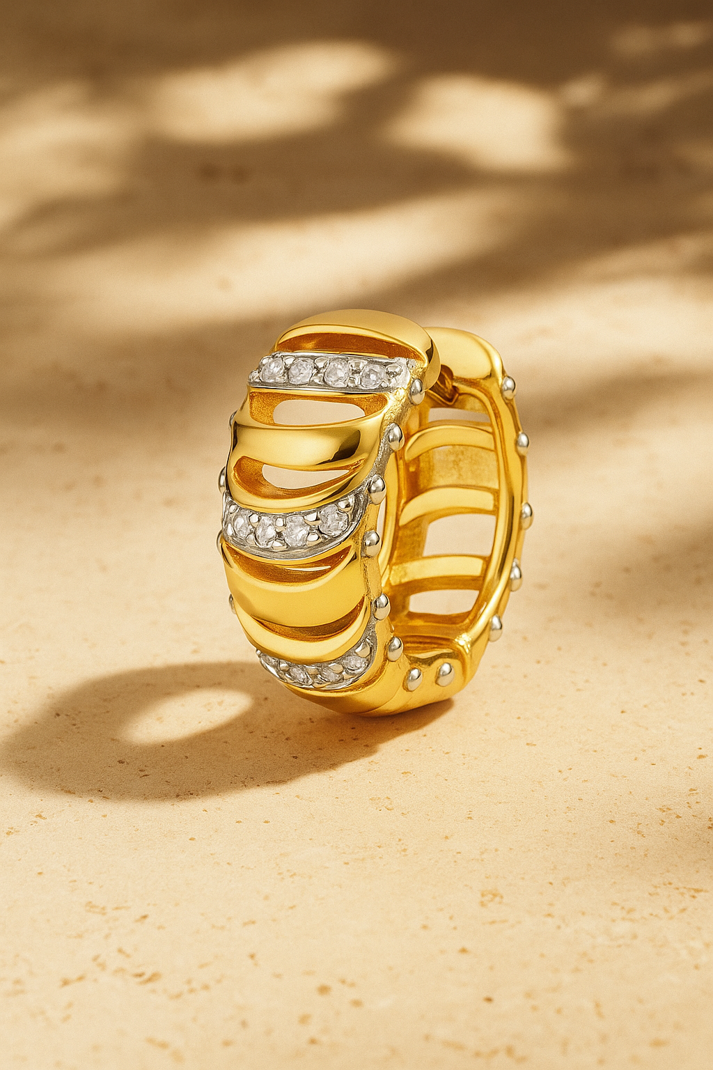 Noor Gold Huggie Earring